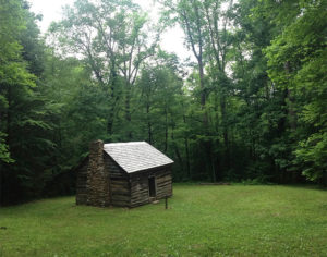 Baxter Cabin along Maddron Bald Trail, Great Smoky Mountains National Park