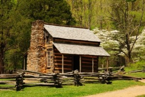 John Oliver Cabin in Cades Cove by Sam Hobbs