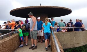Crowd at Clingmans Dome