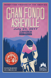 Gran Fondo Asheville poster