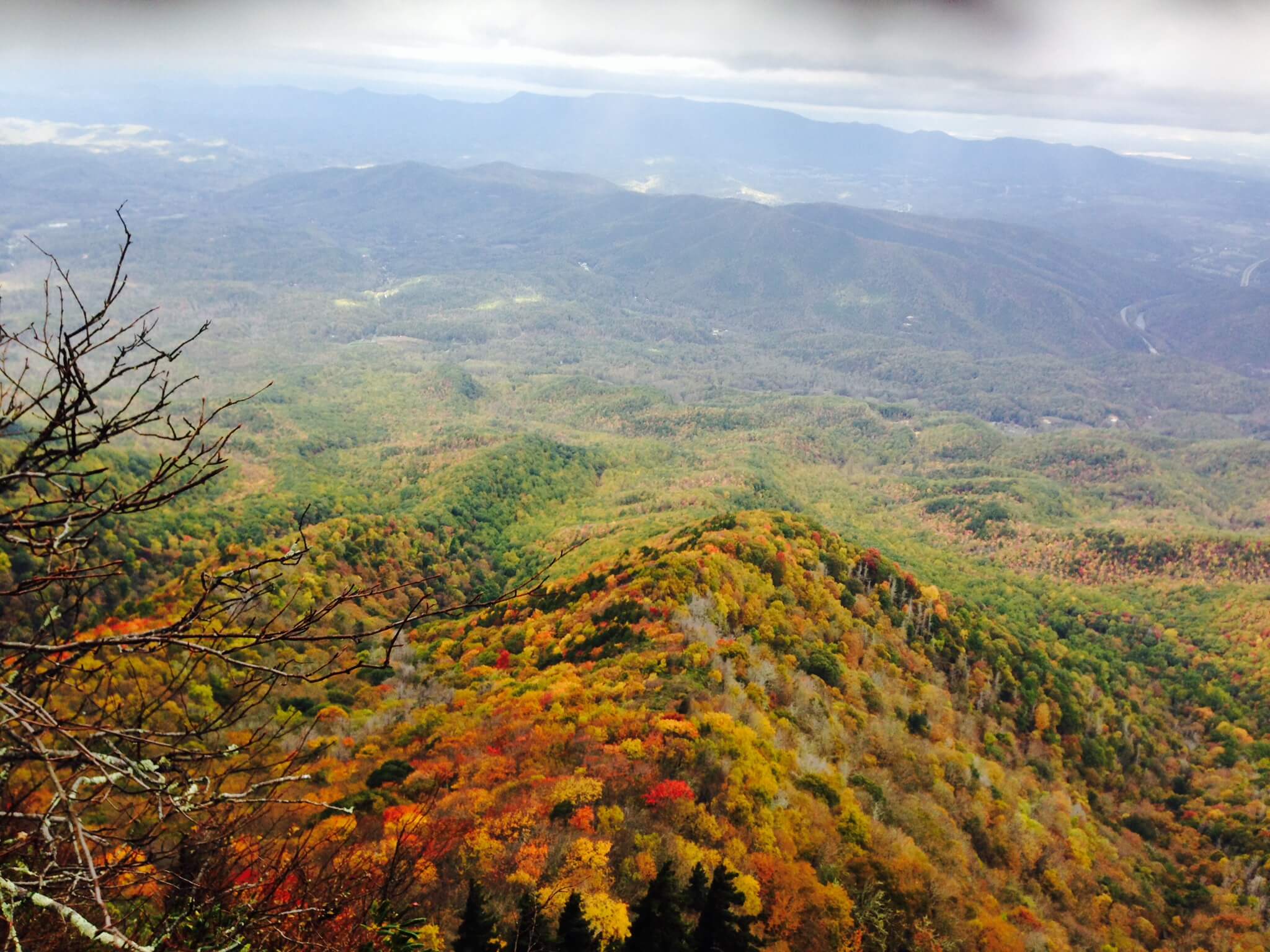 Smokies Fall Color Mt Cammerer photo by Kathryn Robertson