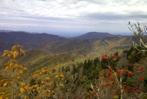 Mt Buckley View on Appalachian Trail in the Smokies