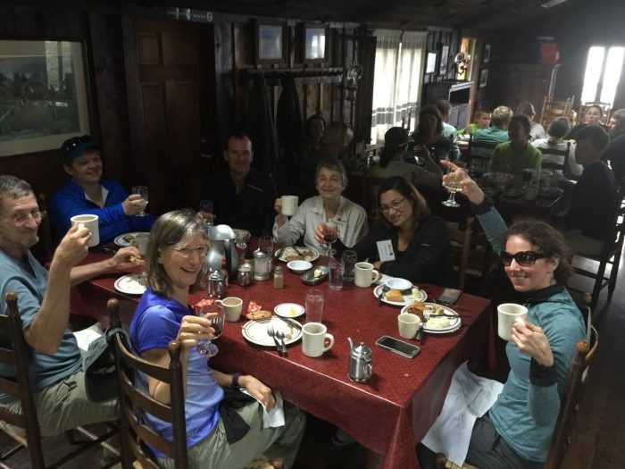 LeConte Lodge dinner table - August 2016
