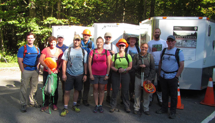 Alum Cave Trail volunteers
