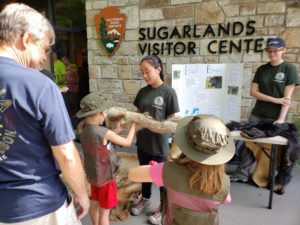 GSMNP interns at Sugarlands Visitor Center