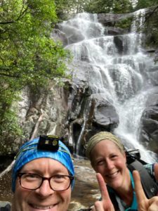 Chris Ford and Nancy East at Ramsey Cascades