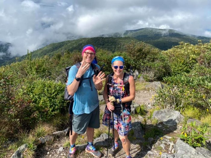 Chris Ford and Nancy East at Rocky Top