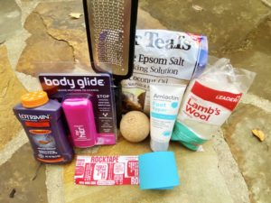 foot supplies for hikers