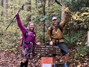 Nancy East and Chris Ford complete Tour de LeConte