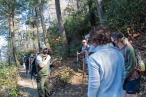 Josh Shapiro on Trillium Gap Trail