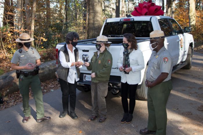 presentation of GSMNP search and rescue truck