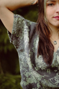 Solstice Handmade Lichen pattern shirt