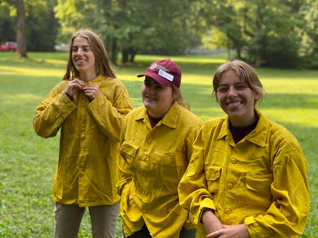 GSMNP interns attending Fire School