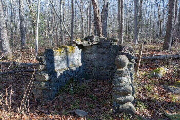 stone wall in GSMNP
