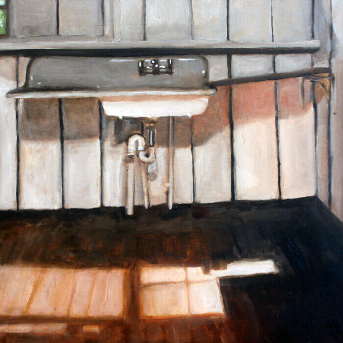 Elkmont Sink - oil painting by Heather Heckel