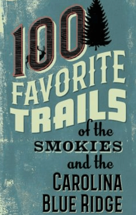 100 Favorite Trails of the Smokies and the Carolina Blue Ridge map