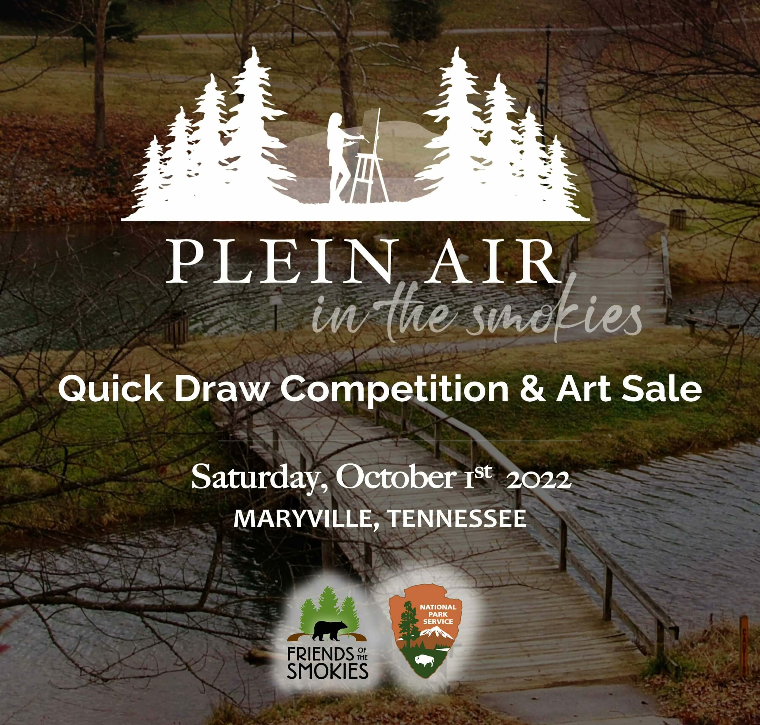 Plein Air in the Smokies Quick Draw logo