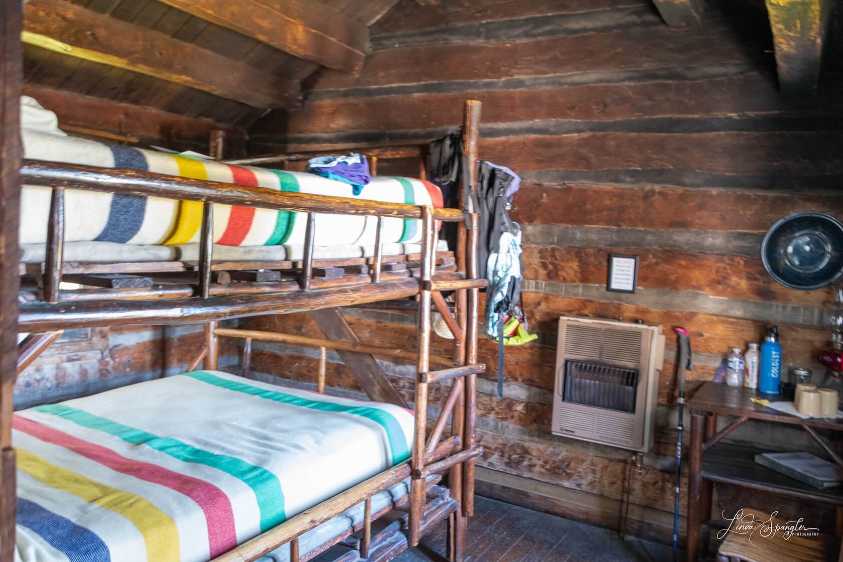 bunkbeds at LeConte Lodge