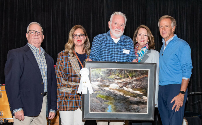 Rick Farrar - Laura Cantrell - Artist Neal Huges - former first lady Crissy Haslam-former Gov Bill Haslam - photo by Joe Rentz