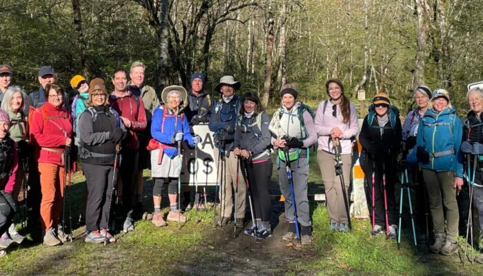 hikers for FOTS Smokemont Trail hike