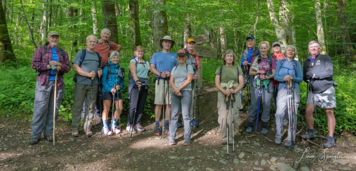 FOTS hikers - Chimney Tops Trail, June 2023